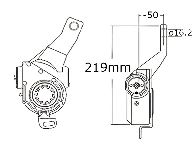 Catraca Freio Diant LD Para Scania K113 S113 L113 — 362134