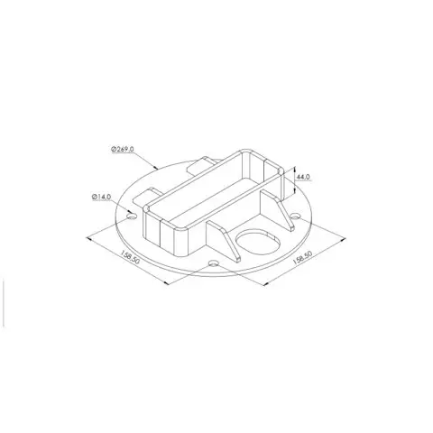 Chapa Fixacao Fole para Carreta Librelato — LB 1013