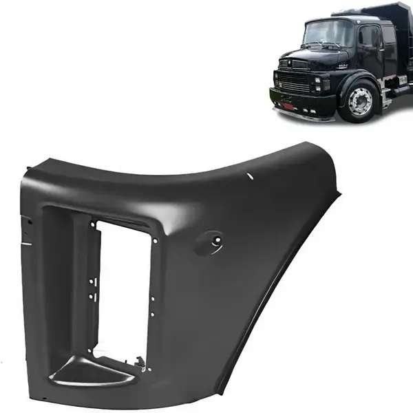 Chapa Lateral Cabine Farol para Caminhão MB 1519 / 1524 / 1525 Lado Esquerdo