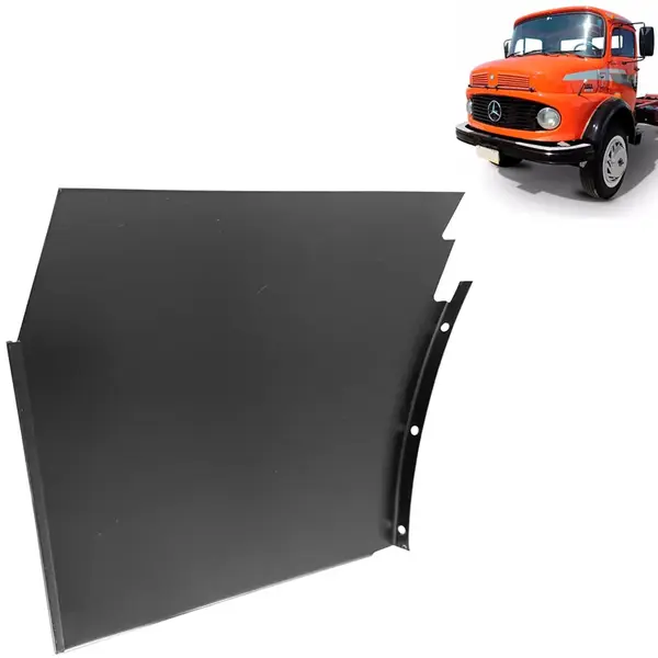 Chapa Lateral Estribo para Caminhão MB 1113 / 1513 / 1313 / 1518 Lado Direito