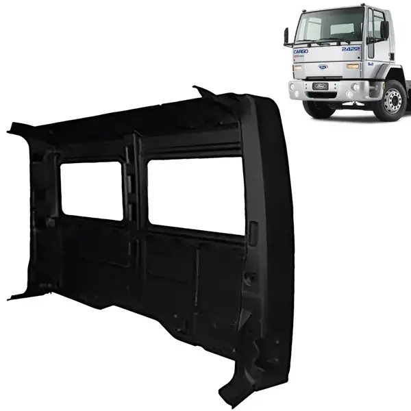 Chapa Painel Traseiro Cabine com Janela para Caminhão Ford Cargo Até 2010 Leve