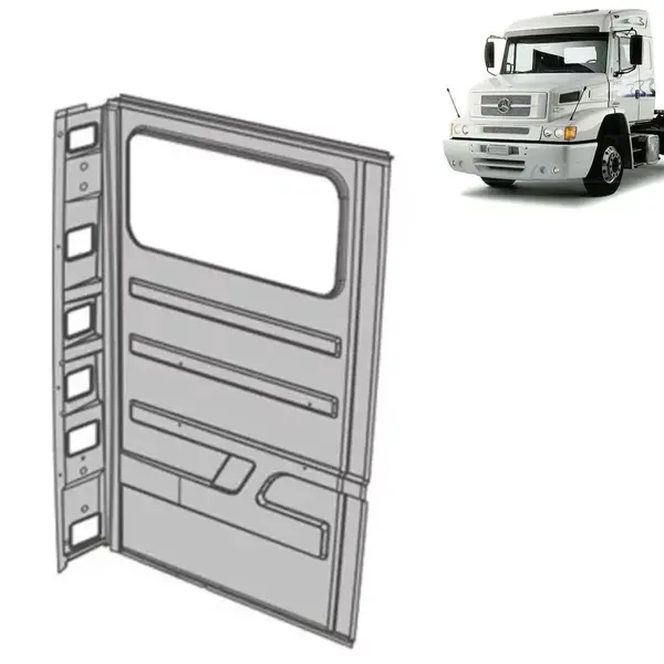 Chapa Traseira Cabine para Caminhão MB 1630 / 1634 / 1935 / 1938LS / 1941 / 2638 Lado Direito