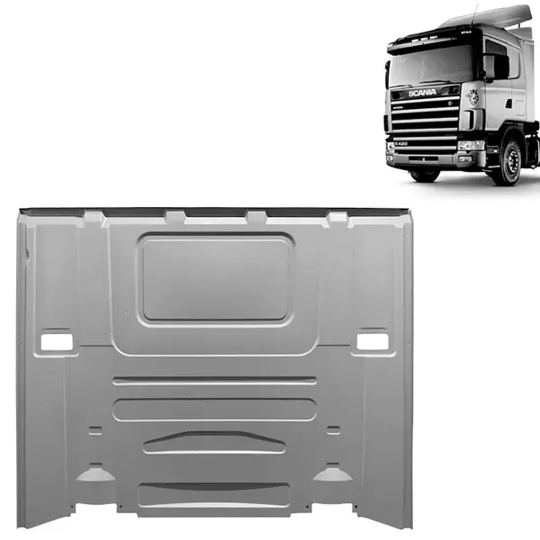 Chapa Traseira Cabine para Caminhão Scania S4 T / R 114 / 124