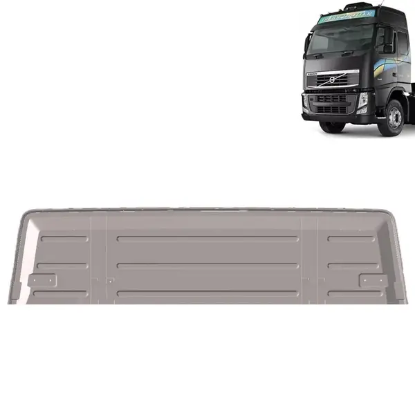 Chapa Traseira Superior Cabine para Caminhão Volvo FH / NH / FM Globetrotter