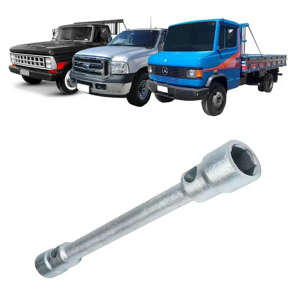 Chave de Roda Caminhão MB Ford VW 24X27MM sem Cabo 450MM