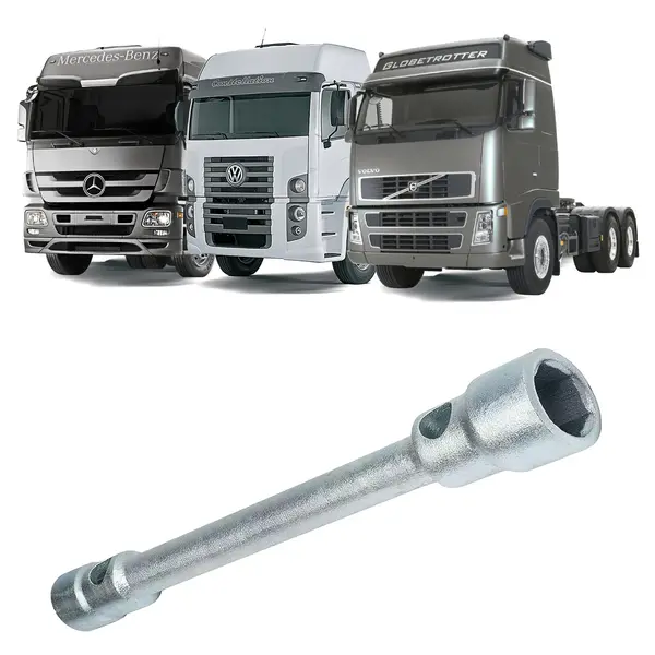 Chave de Roda Caminhão MB Volvo VW 30X32MM sem Cabo 450MM