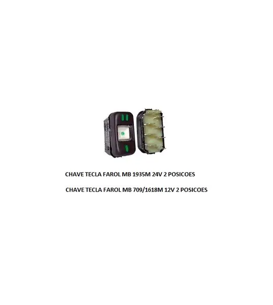 Chave Tecla Farol MB 1935M 24V 2 Posicoes