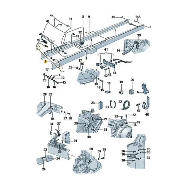 Chicote Painel de Instrumentos - Micro Onibus Euro 5