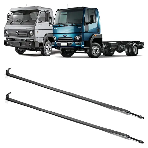 Cinta Tanque Caminhão VW Ford 150 Litros Retangular Plástico Par