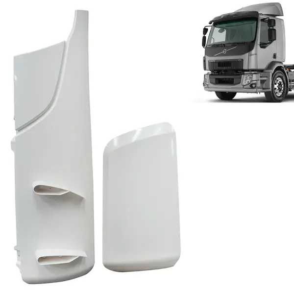 Coluna Cabine com Defletor Para Caminhão Volvo VM Após 2015 Lado Esquerdo