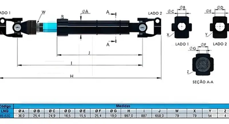 Coluna Direcao MB 714C 914C 95/06 — 688.460.0209