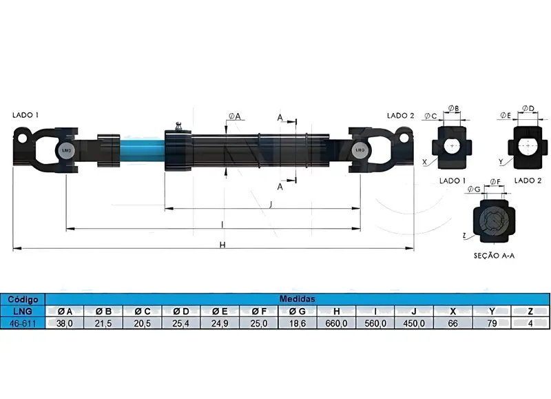 Coluna Direcao para Iveco Stralis 2008/ — 504051708