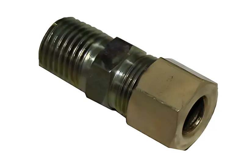 Conector Carreta 1/4 Npt X 3/8 Tubo c/ Porca — CC0103-14M