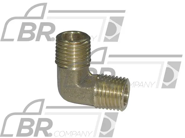 Conector Cotovelo Macho 1/4 Npt Duplo — 521614