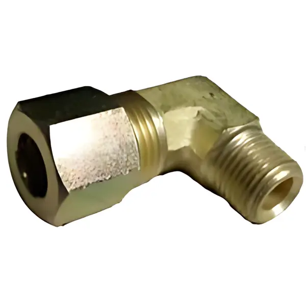 Conexao Cotovelo 1/8 Npt X 5/16 Tubo Latao