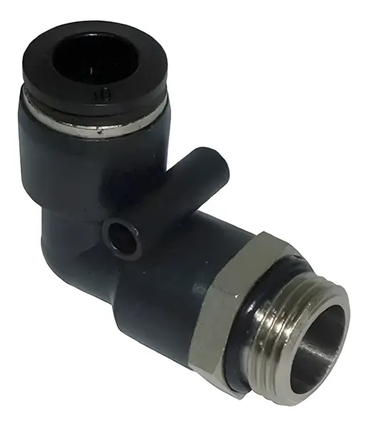 Conexao Cotovelo Giratoria 4MM X 1/ Brc — PL04G01