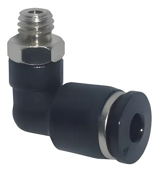Conexao Cotovelo Giratorio Macho 4MM — PL04M6