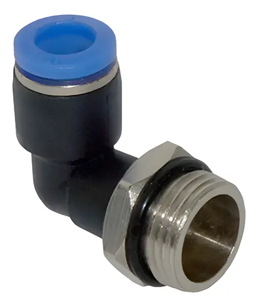Conexao Pneumatica Cotovelo 8MM X 3/8 — PL08G03