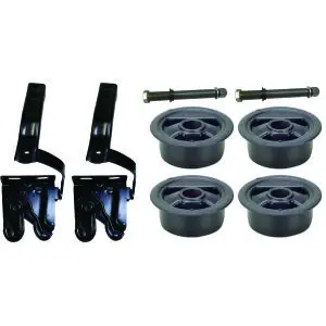 Conjunto fechadura cabine mais 4 coxim traseiros com parafusos