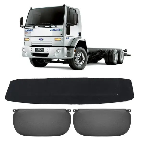 Console Teto para Som Caminhão Ford Cargo c/ Tapa Sol