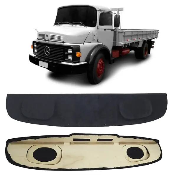 Console Teto para Som Caminhão MB 1113 1518 2013 Cabine Alta