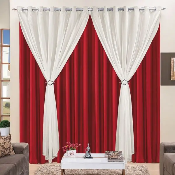 Cortina Vermelha Morelate Acessorio — ML0284