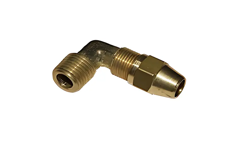 Cotovelo 1/4 Npt X 5/16 Tubo Carreta c/ Porca