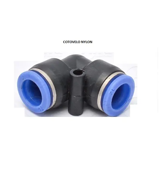 Cotovelo 12MM Nylon Mangueira Buzina a Ar