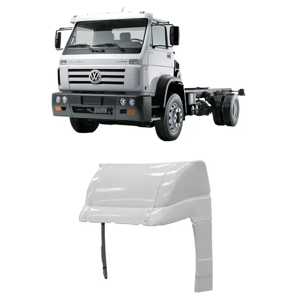 Defletor Ar Aerofólio Caminhão VW Worker Titan c/ Laterais