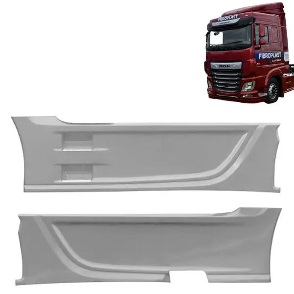 Defletor Carenagem Lateral Tanque para Caminhão DAF XF 6×2 3600 mm