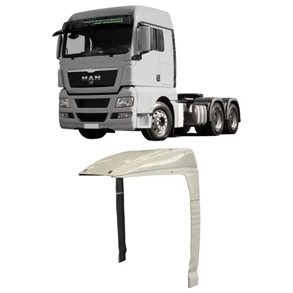 Defletor de Ar Caminhão MAN TGX Cab. Alta Completo