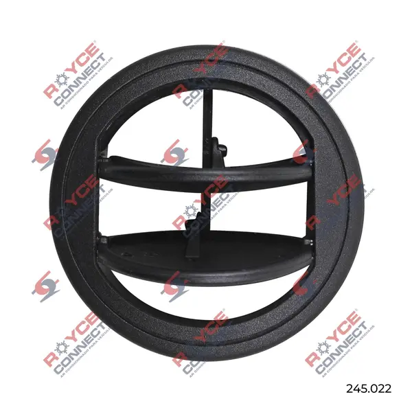 Difusor Ar Redondo Preto Universal — ML2343