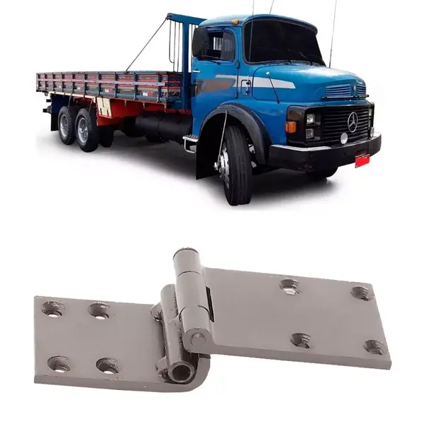 Dobradiça Porta Inferior Caminhão MB 1113 Lado Esquerdo