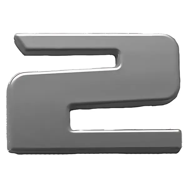 Emblema 2 Cromado para Ford Cargo — ML3392