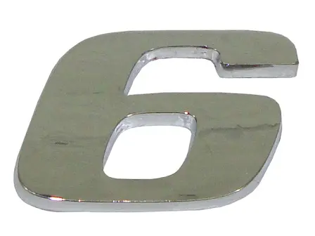 Emblema 6/9 Crom. Mercedes Ax/at