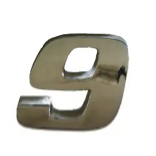 Emblema Adesivo Cromado Caminhão MB N° 9
