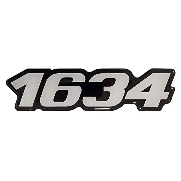 Emblema Cabine Liso 1634 MB Antigo Resinado — MB1634