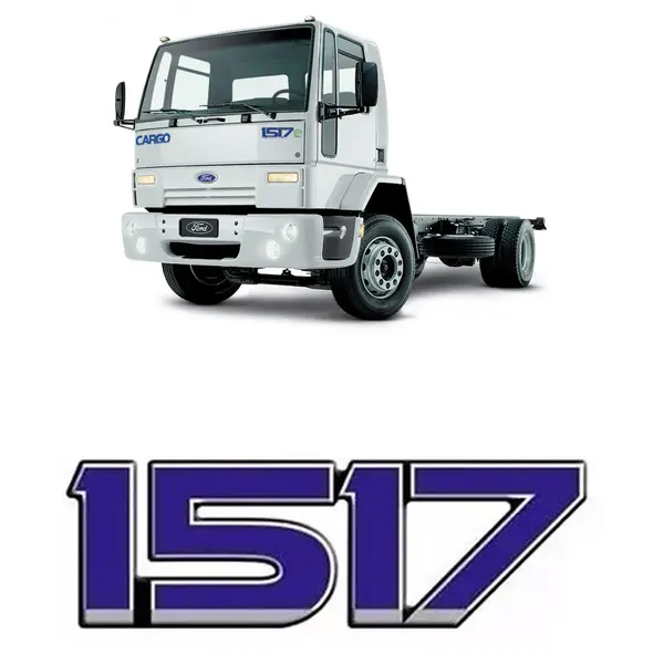 Emblema Caminhão Ford Cargo 1517 Adesivo Resinado Frontal