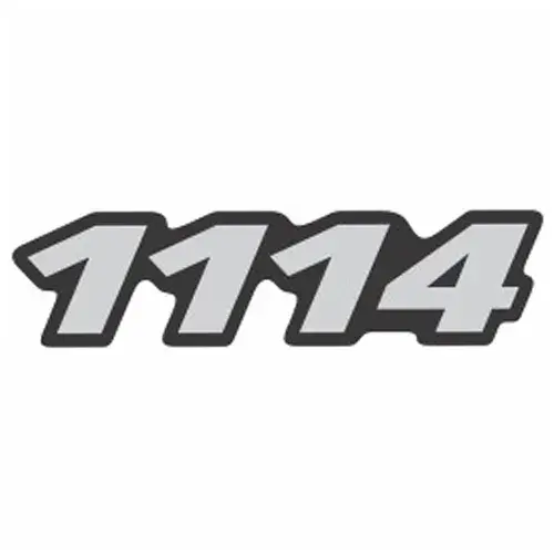 Emblema Caminhão MB 1114 Adesivo Resinado Lateral