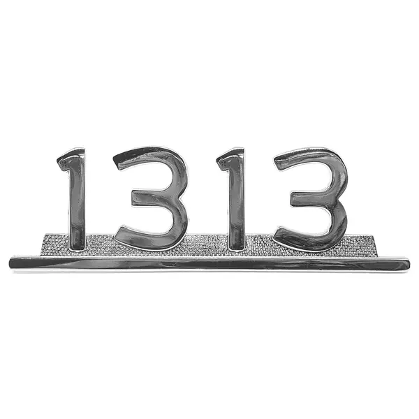 Emblema Caminhão MB 1313 Cromado de Ferro Zamak