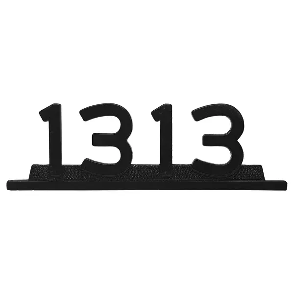 Emblema Caminhão MB 1313 Preto de Ferro Zamak