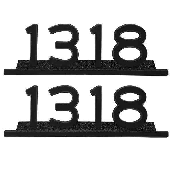 Emblema Caminhão MB 1318 Preto de Ferro Zamak Par