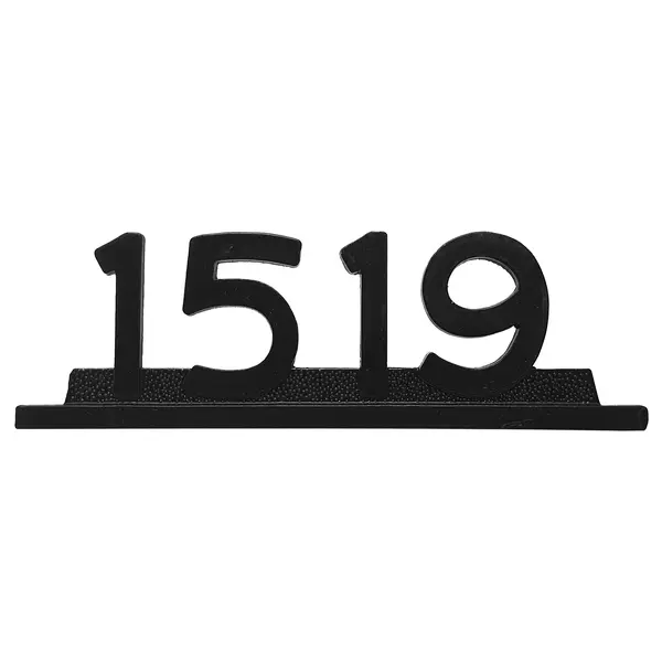 Emblema Caminhão MB 1519 Preto de Ferro Zamak