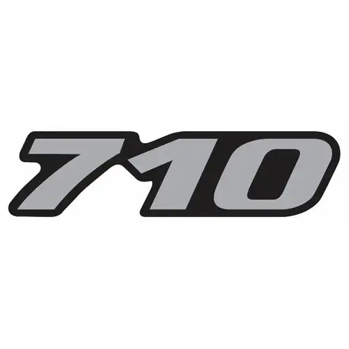Emblema Caminhão MB 710 Adesivo Resinado Lateral
