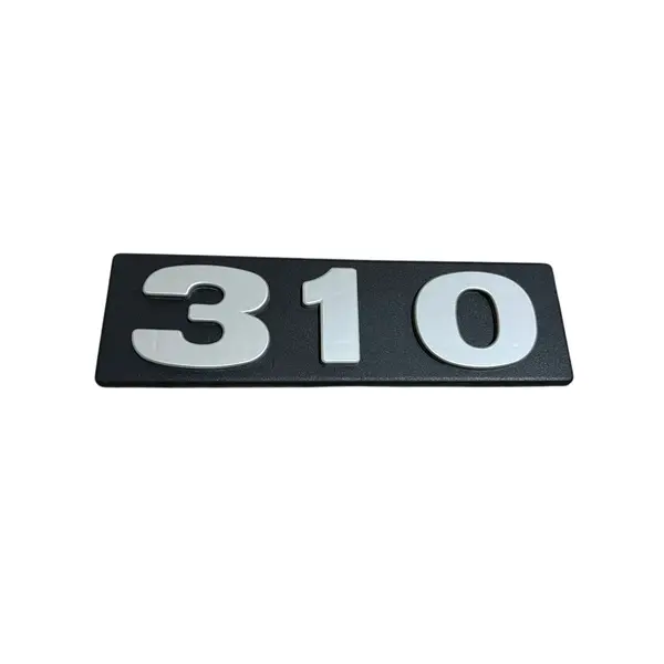 Emblema Caminhão Sc 112 113 Numero 310 Frontal Relevo Plast