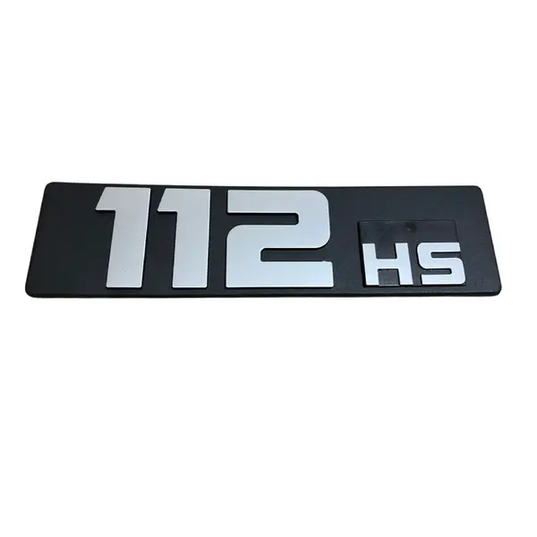 Emblema Caminhao Sc 112 Hs Cinza