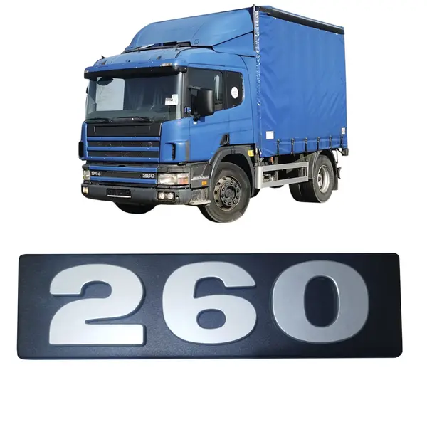 Emblema Caminhão Sc Serie 4 260 Frontal Grade