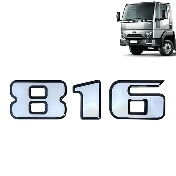 Emblema Escovado Frontal Para Caminhão Ford Cargo 816
