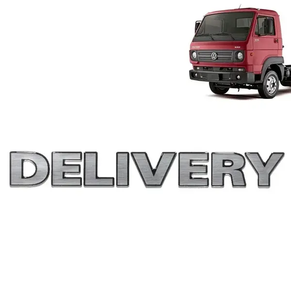 Emblema Escovado Frontal Para Caminhão VW Delivery