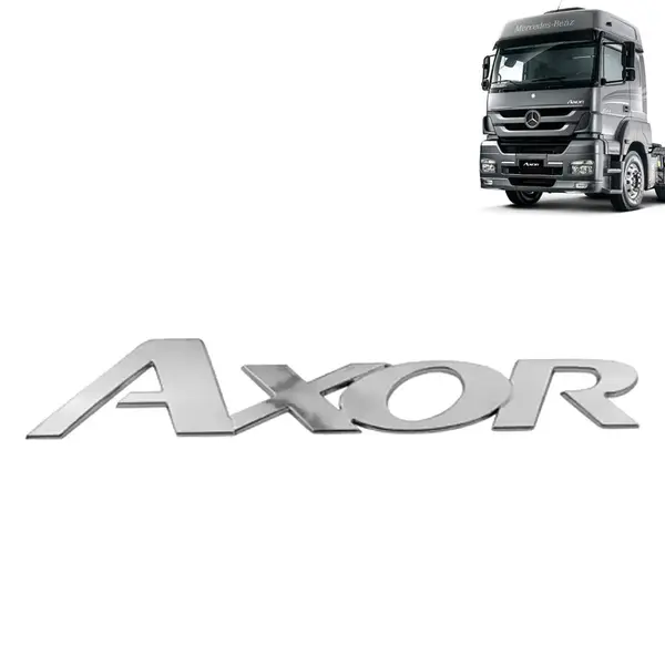 Emblema Frontal Cromado para Caminhão Mercedes-Benz Axor